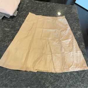 Marc Jacobs Vintage Heart Print Skirt Cream & Pastel Size 8